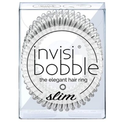 Invisibobble Slim Chrome Sweet Chrome Λαστιχάκι Μαλλιών 3 Τεμάχια