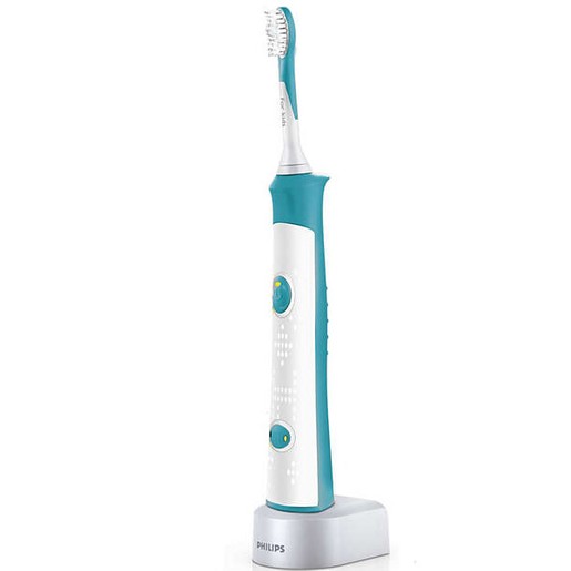 Philips Sonicare For Kids Παιδική Ηλεκτρική Οδοντόβουρτσα για Παιδιά 4+ Ετών με 8 Διαφορετικές Λαβές HX6311/07 1Τεμάχιο