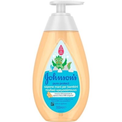 Johnson's Kids Pure Protect Παιδικό Κρεμοσάπουνο που Προστατεύει την Ευαίσθητη Επιδερμίδα 300ml