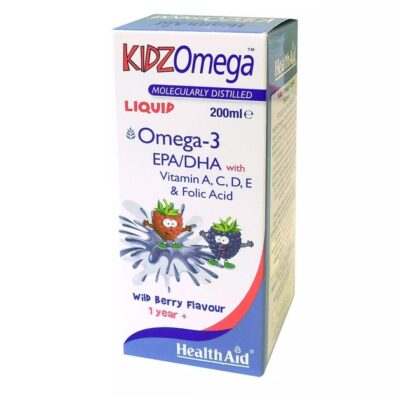 Health Aid KIDZ Omega Liquid Wild Berry Flavour 200ml