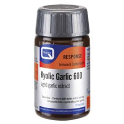 Quest Kyolic Garlic 600 Aged Garlic Extract 600mg Συμπλήρωμα Διατροφής Άοσμου Εκχυλίσματος Σκόρδου Ψυχρής Ωρίμανσης 60 tabs