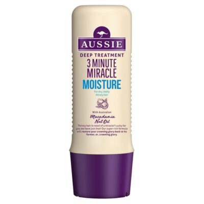 Aussie 3 Minute Miracle Moisture Deep Treatment Εντατική Μάσκα 3 Λεπτών Για Ξηρά ή Ταλαιπωρημένα Μαλλιά 250ml