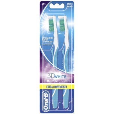 Oral-B 3D White Complete Clean Οδοντόβουρτσα 35 Medium 2 τεμάχια
