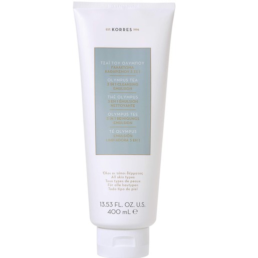 Korres Olympus Tea 3 In 1 Cleansing Emulsion 400ml
