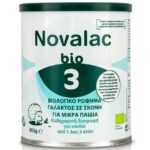 Novalac Bio 3 Βιολογικό Ρόφημα σε Σκόνη για Μικρά Παιδιά από 1 Έως 3 Ετών 400gr
