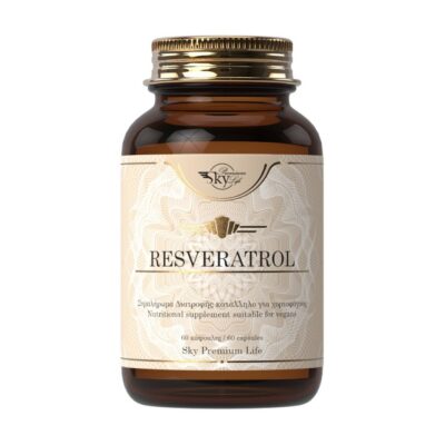 Sky Premium Life Resveratrol Συμπλήρωμα Διατροφής με τη Φυσική Φαινόλη Ρεσβερατρόλη 60 Κάψουλες