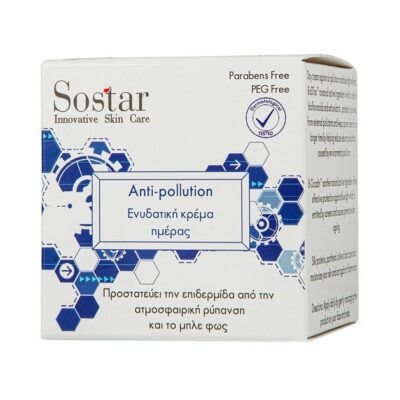 Sostar Anti-pollution Ενυδατική Κρέμα Ημέρας 50ml