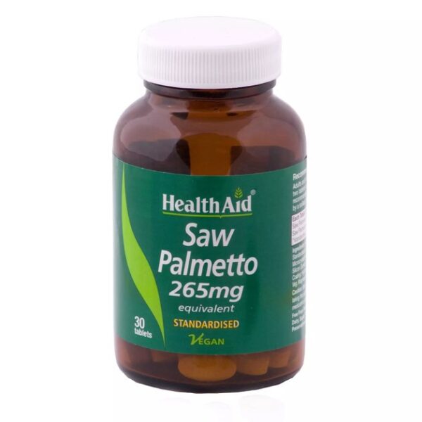 Health Aid Saw Palmetto 265mg 30tabs
