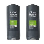 Dove Men Αφρόλουτρο Extra Fresh 2 x 400ml Πακέτο 1+1