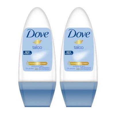 Dove Αποσμητικό Roll on Talco 2 x 50ml Πακέτο 1+1