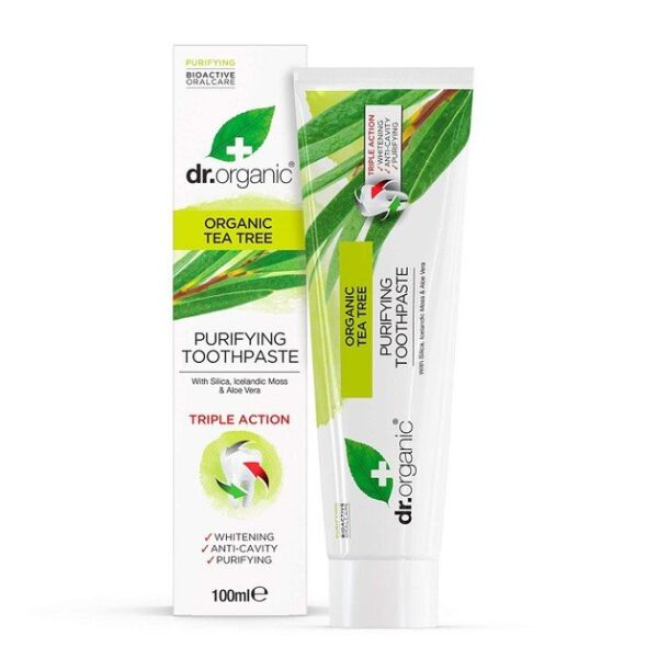 Dr Organic Organic Tea Tree Toothpaste 100ml