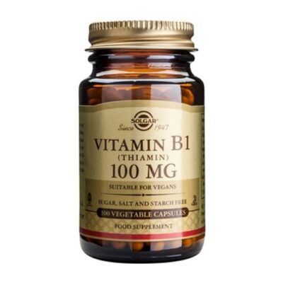 Solgar Vitamin B1 (Θειαμίνη) 100mg 100 veg.caps