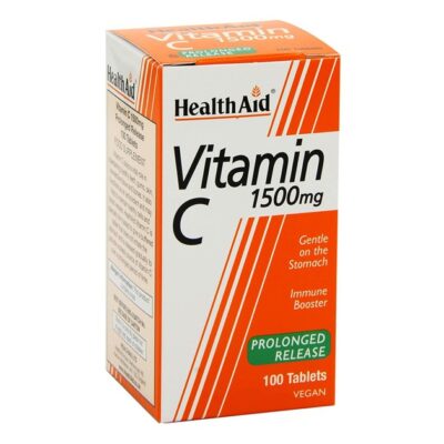 Health Aid Vitamin C 1500mg With Bioflavonoids 100tabs