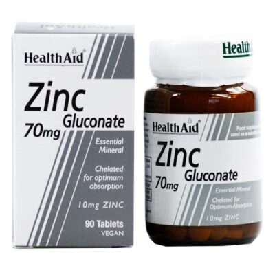 Health Aid Zinc Gluconate 70mg 90tabs