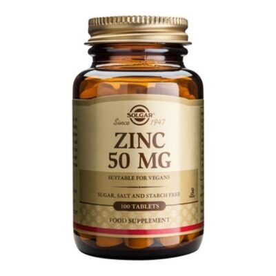 Solgar Zinc Gluconate 50mg 100 tabs