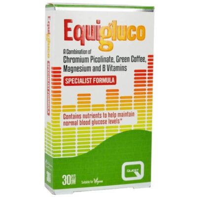 Quest Equigluco Συμπλήρωμα Διατροφής για τη Διατήρηση των Φυσιολογικών Επιπέδων Γλυκόζης στο Αίμα 30 tabs