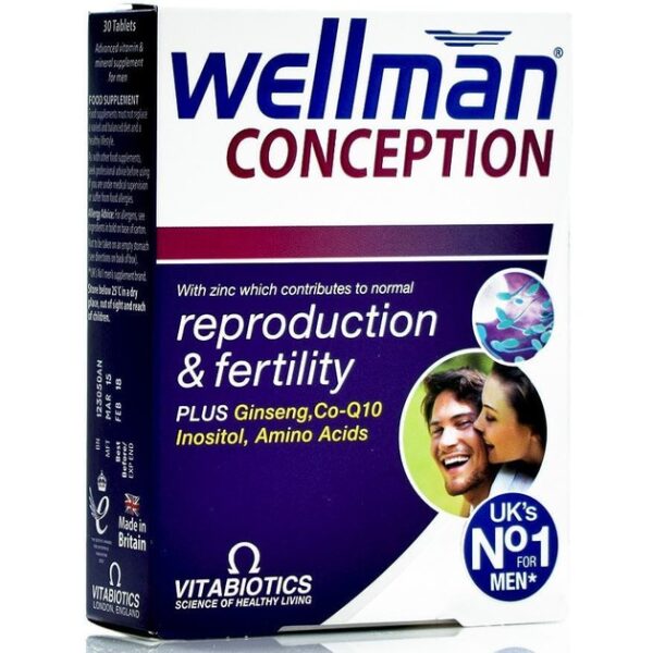 Vitabiotics Wellman Conception 30Tabs