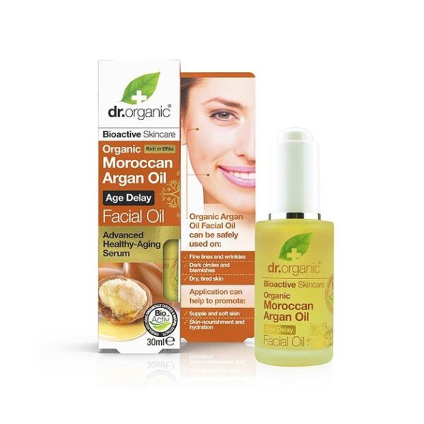 Dr.Organic Moroccan Argan Oil Age Delay Facial Oil 30ml