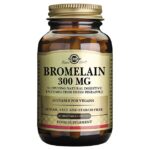 Solgar Bromelain 300mg Βρομελαΐνη Φυσικό Πεπτικό Ένζυμο Που Βοηθά Στην Βελτίωση Της Πέψης