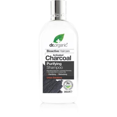 Dr.Organic Charcoal Shampoo Καθαριστικό Σαμπουάν Μαλλιών με Ενεργό Άνθρακα 265ml