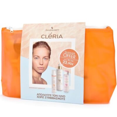 Pharmasept Cleria Πακέτο Προσφοράς Antioxidant Summer Kit Sun Cream Spf50 50ml
