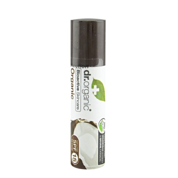 Dr.Organic Lip Balm Χειλιών με Βιολογικό Έλαιο Καρύδας 10ml