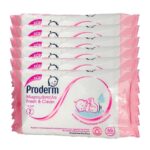 Proderm Πακέτο Προσφοράς Fresh & Clean Μωρομάντηλα για την Προστασία από Ερεθισμούς στην Περιοχή της Πάνας 1-3 Ετών 6×65 Τεμάχια