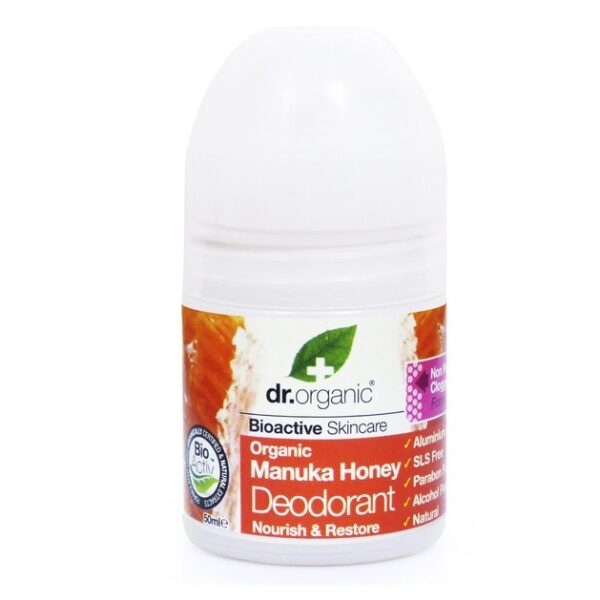 Dr.Organic Organic Manuka Honey Deodorant 50ml