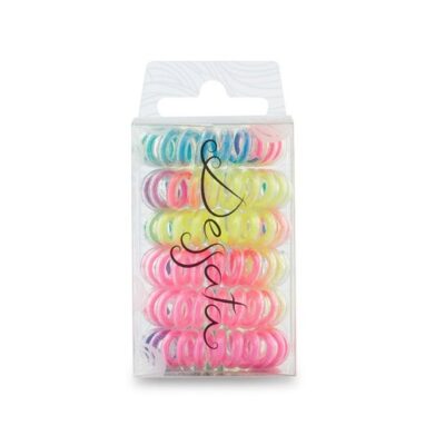Dessata Hair Ties Multicolor Λαστιχάκια Μαλλιών 6 Τεμάχια