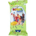 School Hankies Υγρά Μαντηλάκια Χεριών για Παιδιά 15τμχ