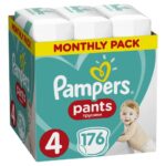 Pampers Pants Monthly Pack No4 (9-15kg) 176 πάνες