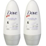 Dove Αποσμητικό Roll on Invisible 2 x 50ml Πακέτο 1+1