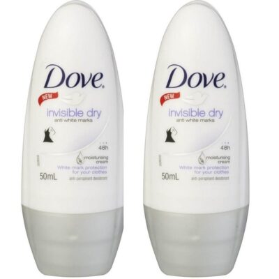 Dove Αποσμητικό Roll on Invisible 2 x 50ml Πακέτο 1+1