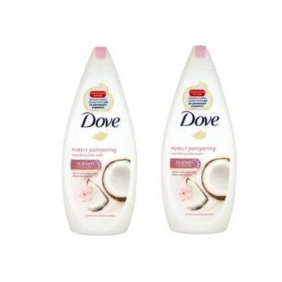 Dove Αφρόλουτρο Coconut Με Γάλα Καρύδας Και Πέταλα Γιασεμιού 2x750ml Πακέτο 1+1