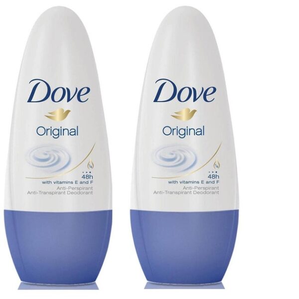 Dove Αποσμητικό Original 2 x 50ml Πακέτο 1+1