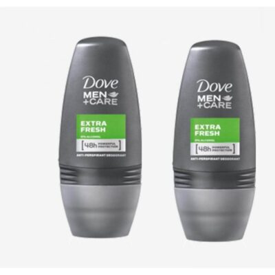 Dove Men Αποσμητικό Roll on Extra Fresh 2 x 50ml Πακέτο 1+1