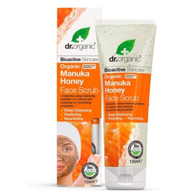 Dr.Organic Organic Manuka Honey Face Scrub 125ml