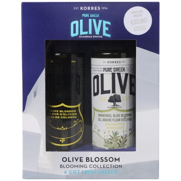 Korres Πακέτο Προσφοράς Olive Blossom Showergel 250ml & Δώρο Olive Blossom Eau De Cologne 100ml