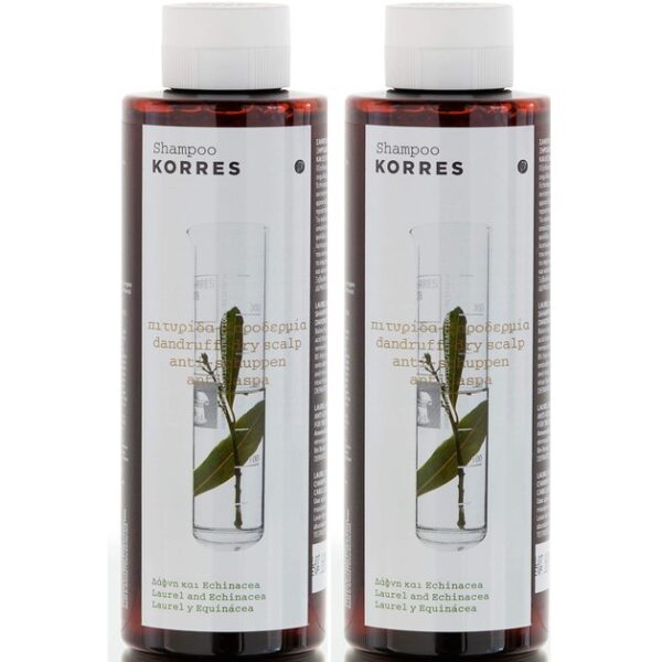 Korres Laurel & Echinacea Shampoo 1+1 Δώρο 2χ250ml