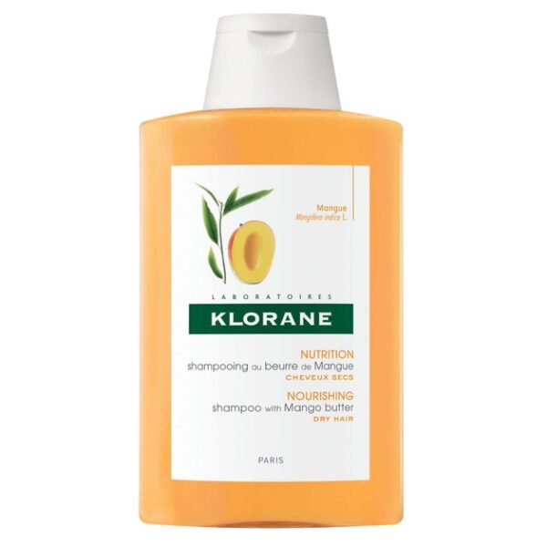 Klorane Travel Size Nourishing Shampoo With Mango Butter Σαμπουάν με Μάνγκο για Ξηρά - Ταλαιπωρημένα Μαλλιά 100ml