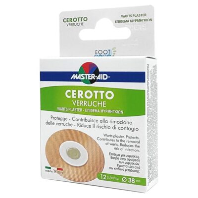 Masteraid Cerotto Verruche Crioline Επιθέματα Για Καταπολέμηση Των Μυρμηκιών 12 τεμάχια