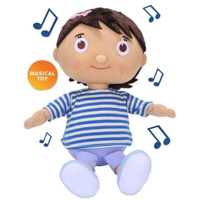 Little Baby Bum Musical Mia Doll Singing Μουσικό Χαρούμενο Κοριτσάκι Λούτρινο Παιχνίδι με 4 Τραγουδάκια Εκμάθησης