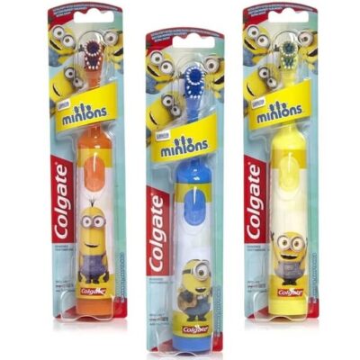 Colgate Minions Desing-It Battery Kids Extra Soft Παιδική Ηλεκτρική Οδοντόβουρτα Πολύ Μαλακή 1 Τεμάχιο