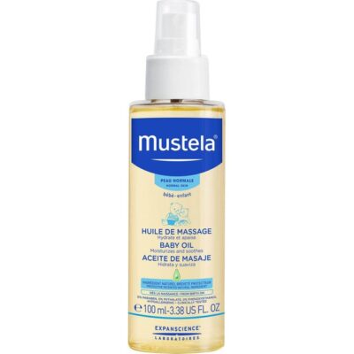 Mustela Baby Oil Βρεφικό Ενυδατικό Λάδι για Μασάζ 100ml