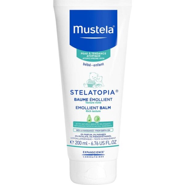 Mustela Stelatopia Atopic Skin Emollient Balm Μαλακτικό Balm για Βρεφική Ατοπική Δερματίτιδα 200ml