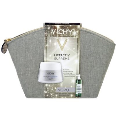 Vichy Πακέτο Προσφοράς Liftactiv Supreme Κανονικές/Μικτές 50ml & Δώρο Dercos Nutrients Detox Εξισορροπητικό Σαμπουάν 100ml