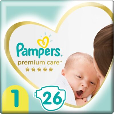 Pampers Premium Care Νο1 Newborn (2-5kg) 26 πάνες