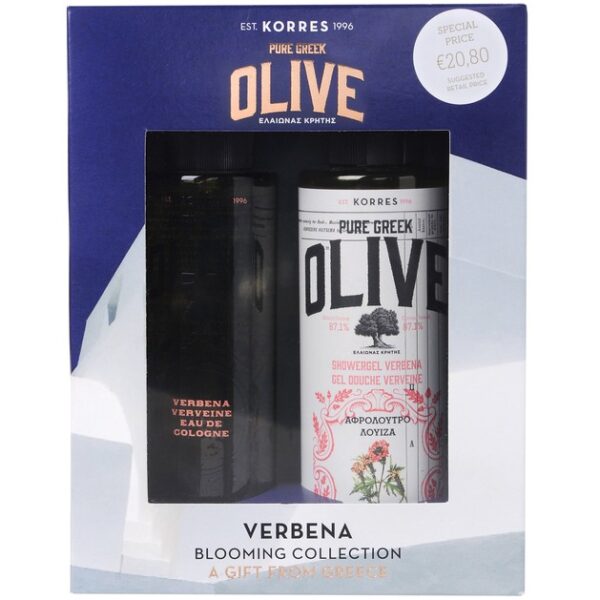 Korres Πακέτο Προσφοράς Olive Verbena Showergel 250ml & Δώρο Olive Verbena Eau De Cologne 100ml