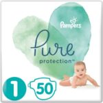 Pampers Pure Protection No1 (2-5kg) 50 πάνες