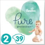 Pampers Pure Protection No2 (4-8kg) 39 πάνες